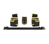 Sxmrmnx Bolsa de herramientas de succión de uñas, bolsa de cintura para electricista, bolsillo de cintura multiherramienta, bolsa de cintura de tela Oxford