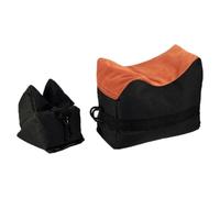 Sxmrmnx Bolsa de soporte para escritorio de entrenamiento, bolsa de , soporte delantero y trasero, bolsa de banco de caza, color naranja y negro