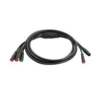 Sxmrmnx Cable de bicicleta eléctrica 1TO5 impermeable, cables para controlador KT, motor, acelerador, pantalla de freno