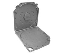 Sxmrmnx Caja de almacenamiento de carretes vacíos, caja de almacenamiento de carrete de cinta vacía, caja de almacenamiento de plástico de protección completa, carrete abierto, caja de cinta de