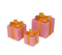 Sxmrmnx Caja de regalo para el día de San Valentín, juego de tres piezas, decoración del día de San Valentín, decoración de cumpleaños A