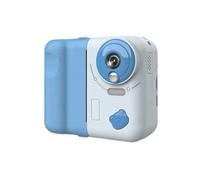 Sxmrmnx Cámara de impresión instantánea para niños, cámara digital HD 1080P con pantalla IPS de 2.4 pulgadas, zoom óptico 10X, incluye tarjeta TF de 32 GB, azul