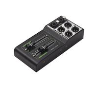 Sxmrmnx Controlador de volumen pasivo, ajuste preciso de volumen, entrada y salida estéreo, piezas de instrumentos musicales electrónicos
