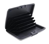 Sxmrmnx de aluminio con tarjetero de metal, tamaño único, color plateado, Silver