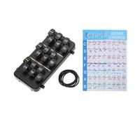 Sxmrmnx Entrenadores de acordes de guitarra, asistencia para el aprendizaje de acordes, para principiantes, accesorios de guitarra acústica, herramientas de aprendizaje de guitarra, accesorios para