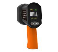 Sxmrmnx Estroboscopio digital de mano 60-99999 FPM sin contacto, tacómetro estroboscópico de alta precisión 0,001% LED, color naranja