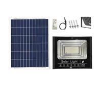 Sxmrmnx Foco solar solar de control de inundación 114 LED 65 W impermeable al aire libre iluminación de calle ángulo ajustable control remoto