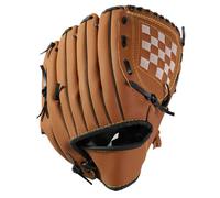 Sxmrmnx Guantes de béisbol de 10.5 pulgadas, guantes profesionales de béisbol y sóftbol, guantes de captura de poliuretano, color marrón