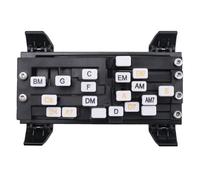 Sxmrmnx Herramienta de aprendizaje de guitarra, entrenador de acordes de guitarra, de aprendizaje de enseñanza para principiantes, color negro