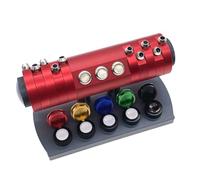 Sxmrmnx Herramientas de reparación de relojes, soporte para de aceite de relojes, herramienta de relojería, soporte de llenado de aceite, rosso