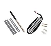 Sxmrmnx Herramientas para trastes de guitarra + protector de diapasón con pastillas de riel caliente