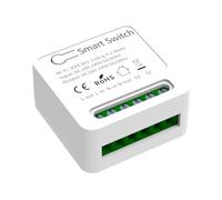 Sxmrmnx Interruptor de luz inteligente, WiFi, doble canal, CC 5 V-48 V y relé de 1 a 250 V son ideales para iluminación y motores.