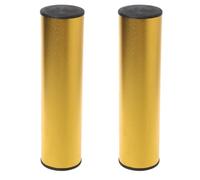 Sxmrmnx Juego de 2 de profesionales de acero inoxidable para ritmo, instrumentos musicales de percusión para acompañamiento de banda, color dorado