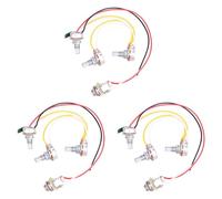 Sxmrmnx Juego de 3 arneses de cableado para bajo precableado con 3 ollas de 500 K