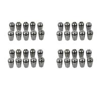 Sxmrmnx Juego de 40 pinzas de resorte ER16 de ultra precisión de 1 a 10 mm para máquina de grabado de torno de fresado CNC