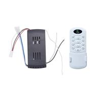 Sxmrmnx Kit de Control Remoto para Ventilador de Techo de 50 W y 6 Velocidades. Reemplazo de Control Remoto y Receptor para Ventiladores y Luces de Techo de CC.