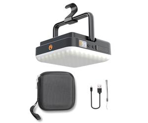 Sxmrmnx Linterna LED recargable de 1000 lm, 13500 mAh, portátil, impermeable, para cortes de energía, emergencia, senderismo