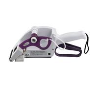 Sxmrmnx Máquina etiquetadora de etiquetas, máquina de etiquetado portátil de mano, botella redonda de etiquetado, caja, etiquetado de frutas