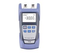 Sxmrmnx Medidor de potencia PON de fibra óptica de mano con pantalla PON probador de red para FTTX//OLT 1310/1490/1550nm 300A-