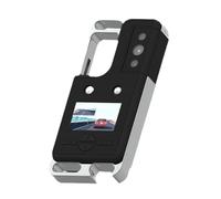 Sxmrmnx Mini de cámara 2K HD para iluminación al aire libre, videocámara 1080P, cámara deportiva, motocicleta, impermeable, clip trasero, grabadora de video