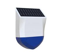 Sxmrmnx Neo Graffiti - Alarma audible inteligente ZigBee para exteriores, alarma de luz y sonido solar, impermeable, alarma de luz solar