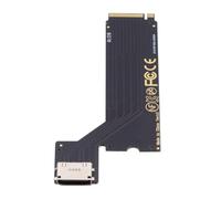 Sxmrmnx PCI-E 4.0 M.2 M-Key a Oculink SFF-8611 SFF-8612 Adaptador de host para ThinkBook 14+ AMD8845 2024 tarjeta gráfica externa y SSD