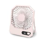 Sxmrmnx Personal Fans - Ventilador de escritorio pequeño portátil, ventilador de viaje con banco de energía, ventilador personal de 3 velocidades, ventilador silencioso para exteriores, fácil de