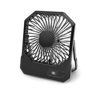 Sxmrmnx Personal Fans - Ventilador de escritorio pequeño portátil, ventilador de viaje con banco de energía, ventilador personal de 3 velocidades, ventilador silencioso para exteriores, fácil de usar
