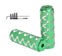 Sxmrmnx Poste de montaje para pedal trasero de bicicleta de montaña, pedal trasero plegable, color verde