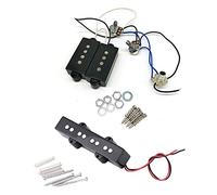 Sxmrmnx Pro Electric Bass - de puente silencioso de tipo abierto, 95 x 18,3 mm y arnés de cable para guitarra eléctrica, bajo PB, 4 cuerdas