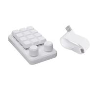 Sxmrmnx Programación macro teclado personalizado RGB Copia Pegar Mini Juego Mecánico Hotswap Macropad Bluetooth 5.0+Cableado