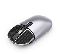 Sxmrmnx Ratón inalámbrico con Bluetooth modo dual (BT5.1+USB 2.4G), recargable, silencioso, bajo consumo de energía, portátil