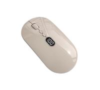 Sxmrmnx Ratón inalámbrico para computadora con de batería visible recargable 2.4G, portátil, USB, silencioso, para PC, portátil, C