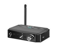 Sxmrmnx Receptor transmisor de audio Bluetooth 5.3 2 en 1, compatible con NFC, USB, adaptador inalámbrico AUX/TF/coaxial/interfaz de 6,5 mm