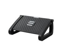 Sxmrmnx Reposapiés de oficina, reposapiés extraíble con rodillo de masaje portátil, reposapiés ergonómico de escritorio, color negro