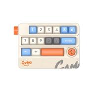 Sxmrmnx Teclado mecánico portátil con palanca de mando, tecla intercambiable en caliente, retroiluminación RGB, con cable, programable, teclado de juego para escritorio, C