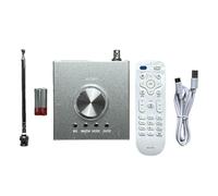 Sxmrmnx TEF6686 Radio de alta sensibilidad FM/AM soporta frecuencias globales, batería integrada con control remoto, alta fidelidad