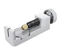 Sxmrmnx Utiliza el kit de herramientas de reparación de metal ajustable para ajustar la correa de tu reloj para adaptarse a cualquier estilo de reloj, plata