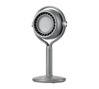 Sxmrmnx Ventilador vertical multifunción de 2400 mAh, batería de litio de alta capacidad, ventilador portátil continuo de alta eficiencia, color gris