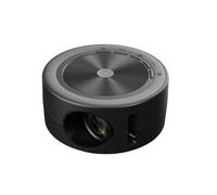 Sxmrmnx YT200 - Proyector LED portátil mini USB con altavoz integrado para control remoto, altavoz, compatible con iOS