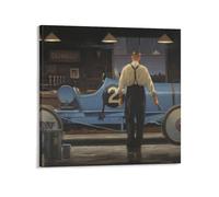 SXNFSX El Nacimiento de un sueño de jackvettriano. Láminas Decorativas para Pared. Póster Impreso. Lienzo Decorativo. Decoración Moderna para Dormitorio. 60x60 cm (24x24 Pulgadas).