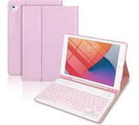 SXNIWBAI Funda con Teclado para Lenovo Tab 10.1" 2025, Teclado Bluetooth Inalámbrico Desmontable, Funda Teclado para Lenovo 10.1 Pulgadas(TB-311FU/TB-311XU) (Rosa 1)