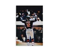 SXNRVM Francisco Lindor - Decoración moderna de alta definición impresa multiescena para el hogar, pinturas de pared impermeables en salas de estar, dormitorios, oficinas y baños, 40 x 60 cm, estilo