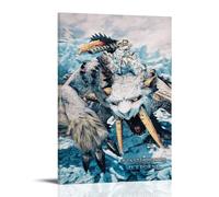 SXNRVM Monster HunterModern - Decoración para el hogar, impresión de alta definición, para pinturas de pared impermeables en salas de estar, dormitorios, oficinas y baños, 60 x 90 cm, estilo marco