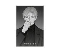 SXNRVM MonsterModern - Decoración de pared impermeable con impresión de alta definición para el hogar, para salas de estar, dormitorios, oficinas y baños, 30 x 45 cm, estilo sin marco