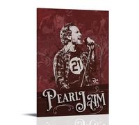 SXNRVM Ten-Pearl JamModern - Decoración para el hogar con impresión de alta definición para pinturas de pared impermeables en salas de estar, dormitorios, oficinas y baños, 50 x 75 cm, estilo marco