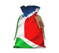 SXOOGE Bandera de Costa Rica 1 bolsa de regalo con asas y etiqueta, perfecta para Navidad, vacaciones, cumpleaños, boda o regalo diario