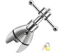 SXOVO Ass lock Anal Plug, bomba de acero inoxidable Butt Plug Hook Extreme Sex Toy para parejas