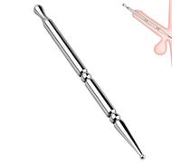 SXOVO Dilatador Uretral Acero Inoxidable Sex Toýs Male - Sonda Uretral para Entrenamiento Pene y Estimulación Prostata, BDSM Juguetes Eróticos para Hombre Sexuales (Corto)
