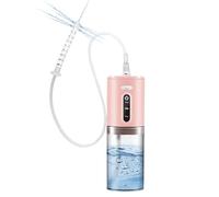 SXOVO Enema para Limpieza de Colon 280ml Pera Lavado Recto Eléctrica con Catéter Extra Largo Ducha Anal y Vaginal con 3 Velocidades de Pulverización Pera Lavativa para Hombre Mujer Pareja